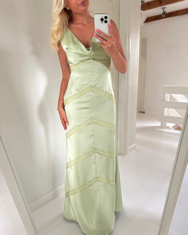 Vero Moda kjole caro sl celadon green
