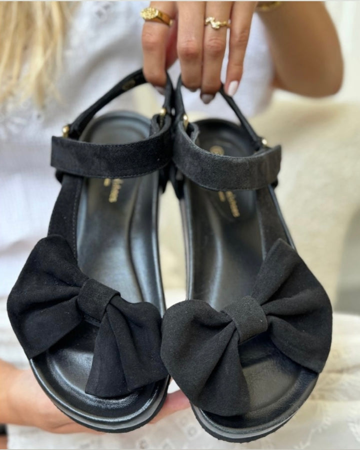 Copenhagen Shoes sandaler sky and diamonds 24 black suede