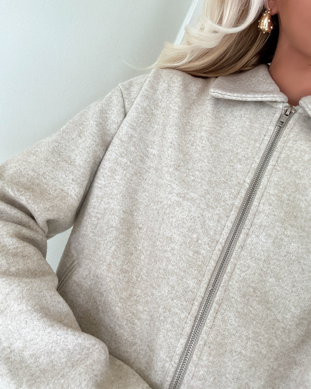 JDY jakke mellow ls side pocket sepia tint/melange