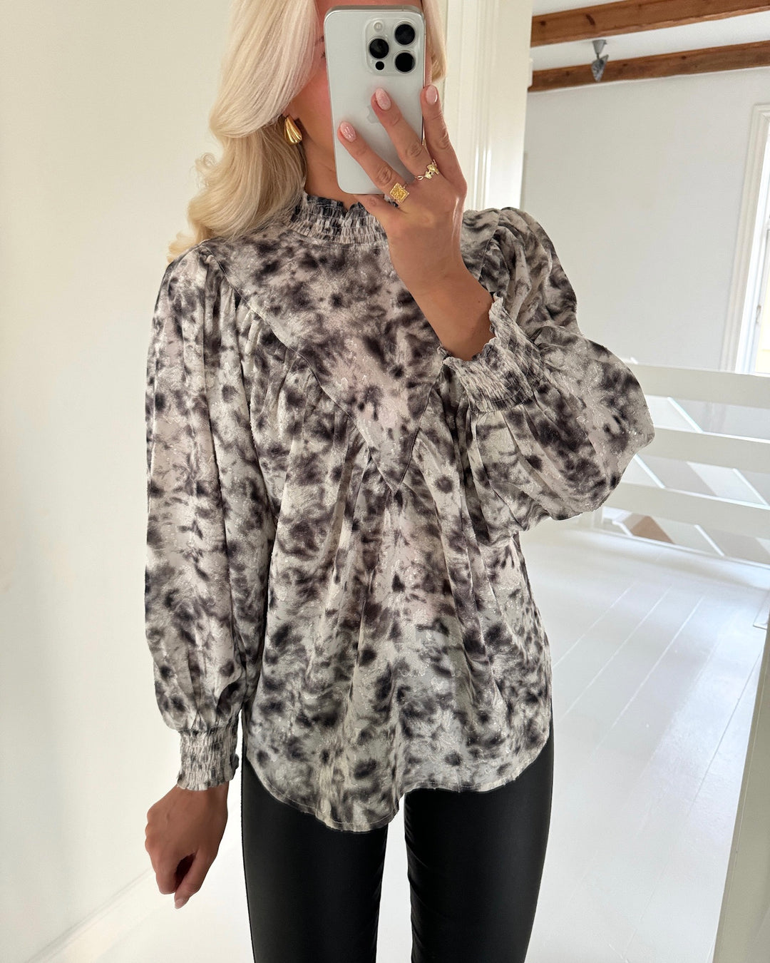 Sister's Point bluse given-sh14 grey comb