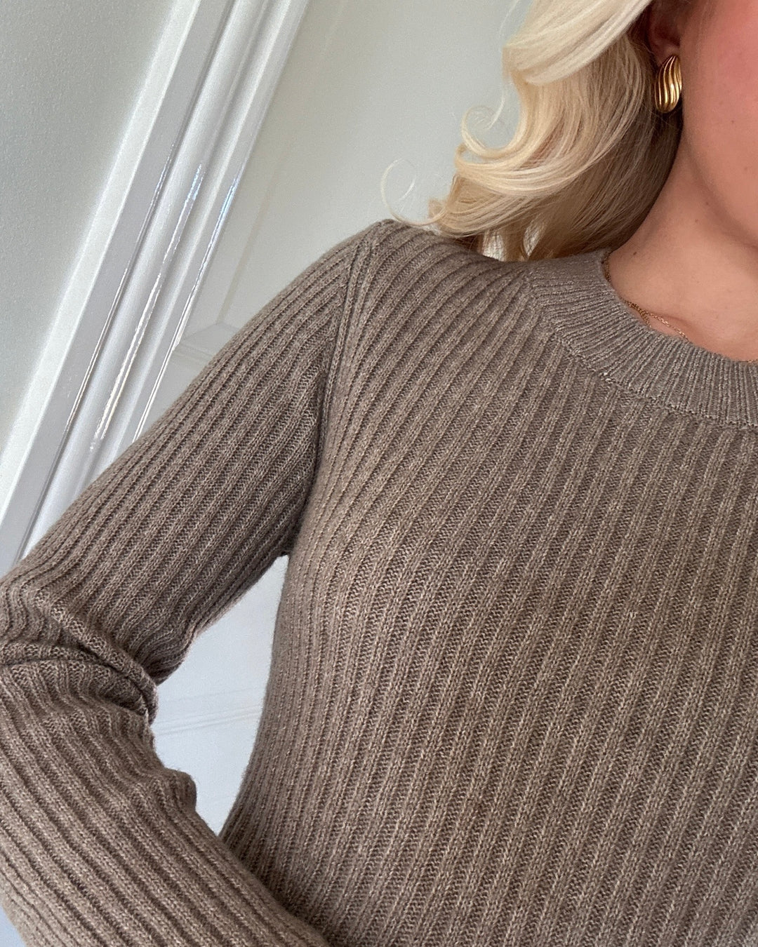 Vero Moda kjole josanna ls short fossil/melange