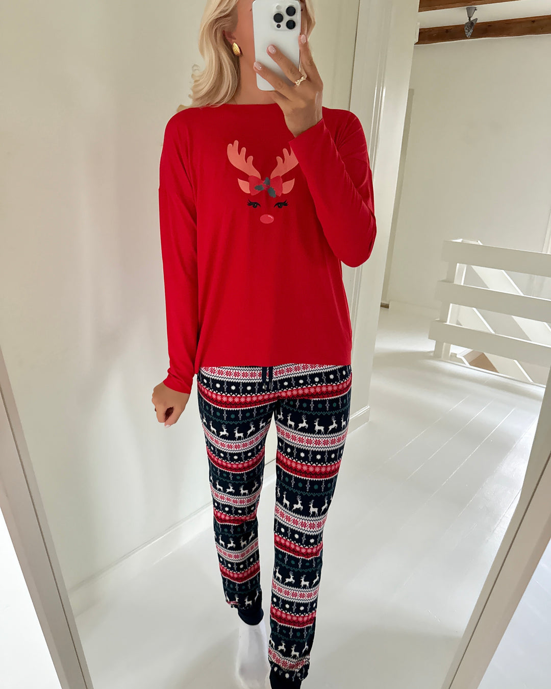 Vero Moda bukser xmas new navy blazer/reindeer