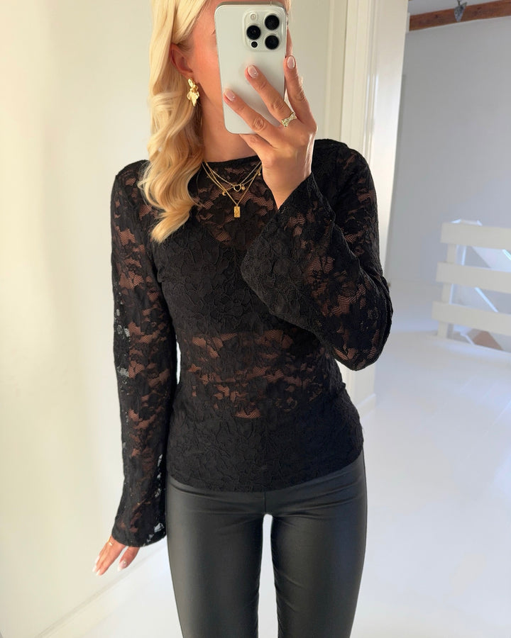 Sister's Point bluse vitas-ls black