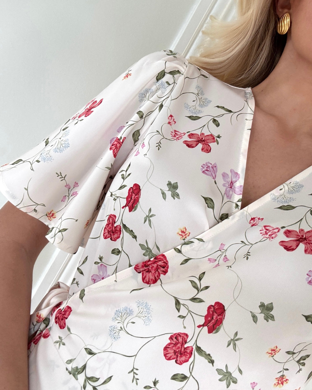 Y.A.S kjole thea 2/4 midi wrap pristine botalia