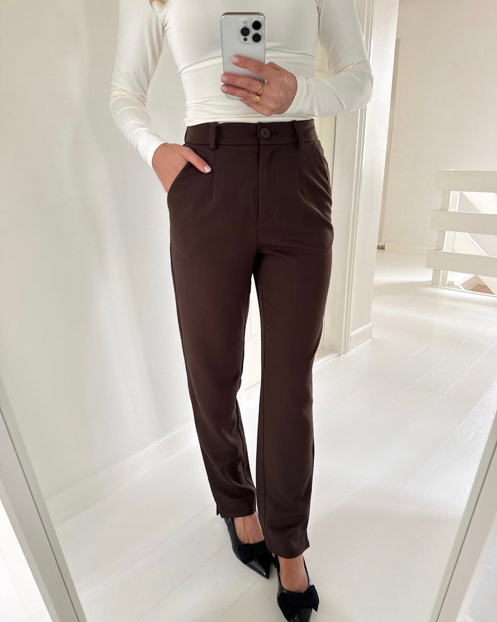 Pieces bukser kamil hw ankle hot fudge