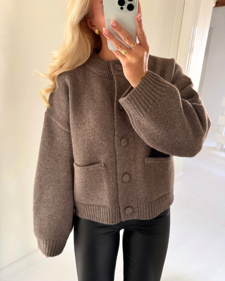 JDY cardigan kimie life ls knit mulch melange