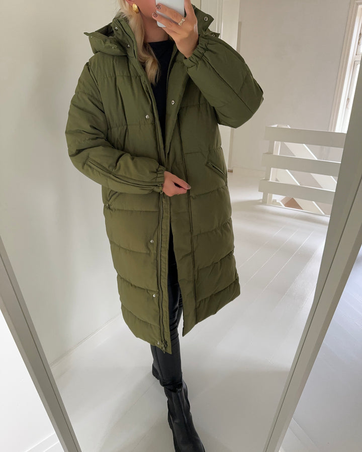 JDY jakke flotte winter moss/DTM