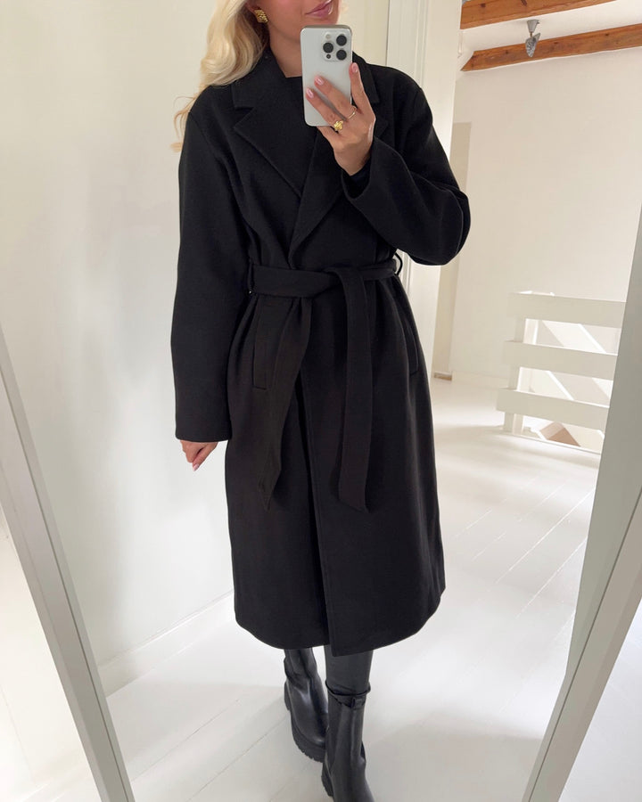 JDY frakke vega long belt black solid