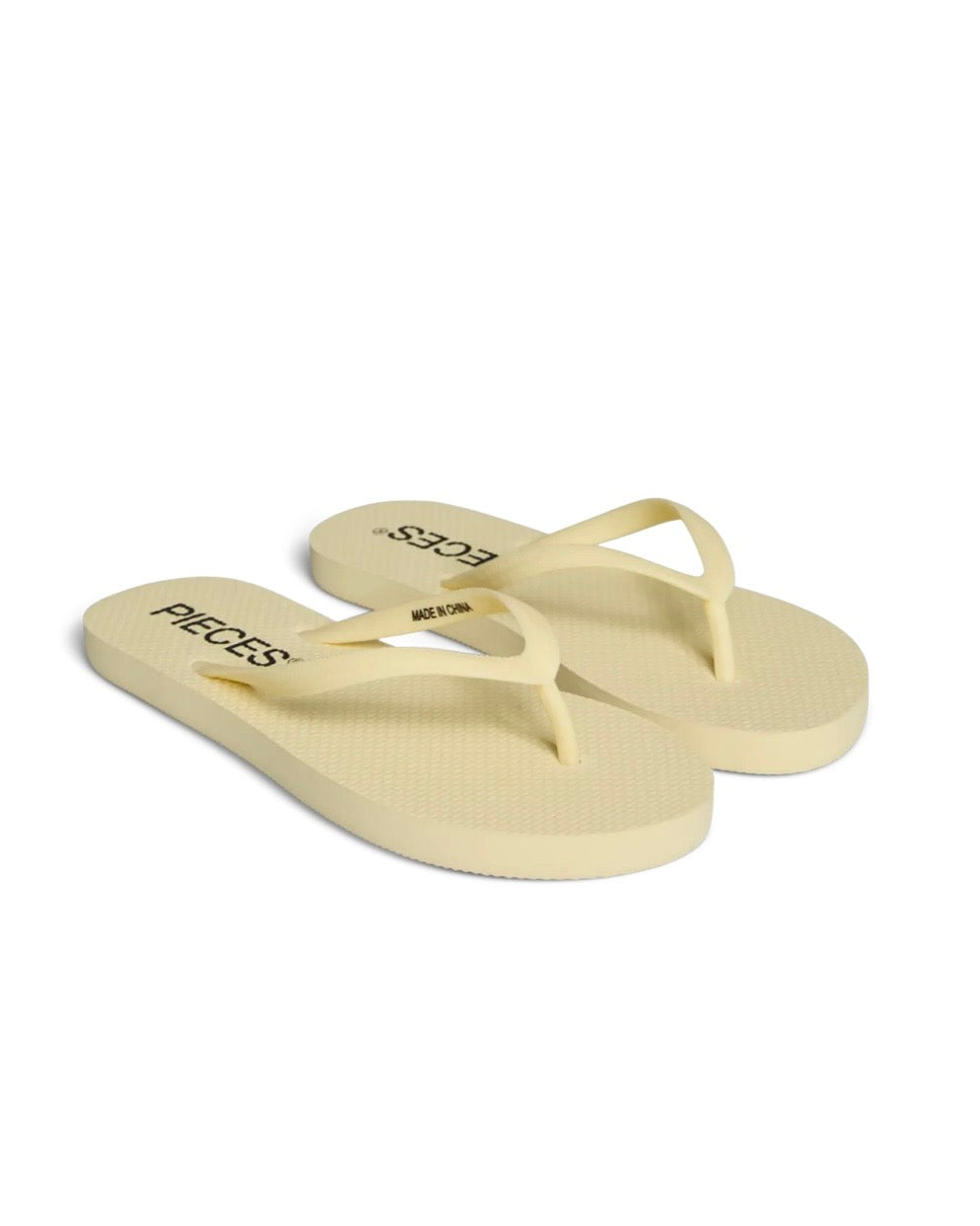 Pieces flip flop summer french vanilla