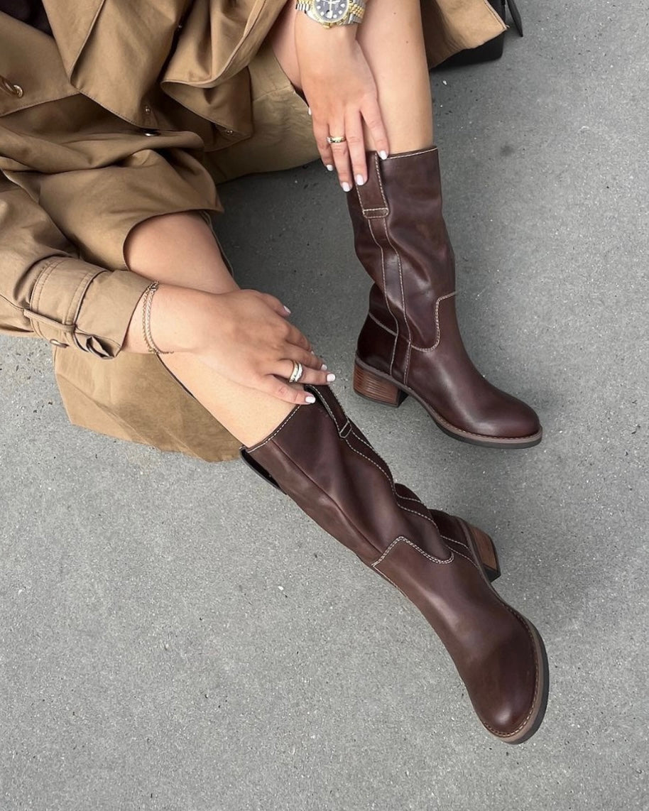 Copenhagen Shoes støvler my good vibes chocolate