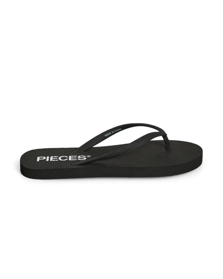 Pieces flip flop summer black