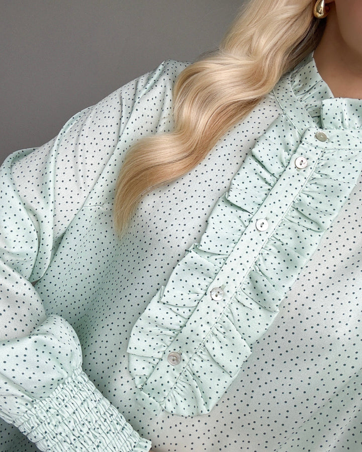 Love&Divine bluse love947-3 mint dot