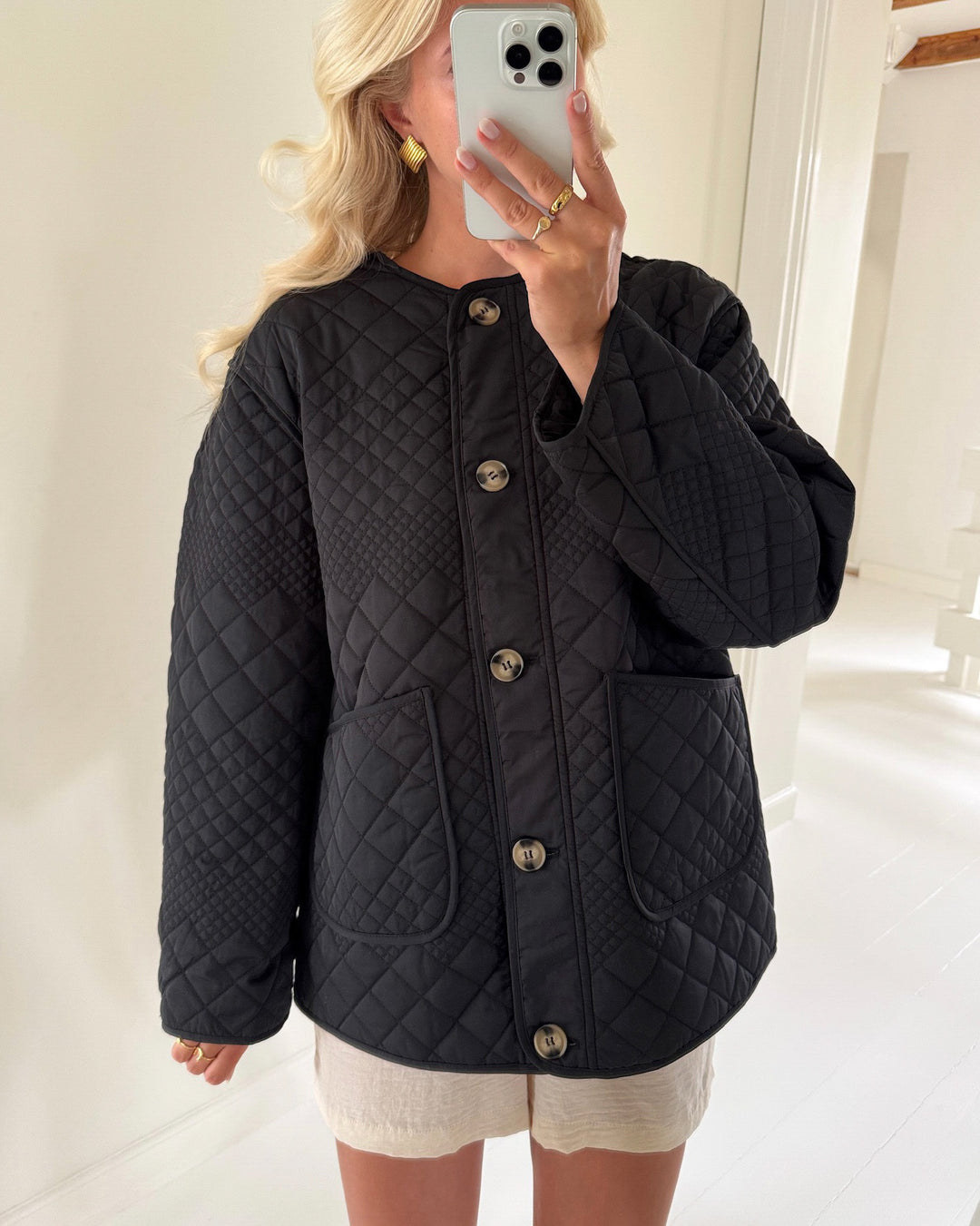 Y.A.S jakke laurie ls padded black