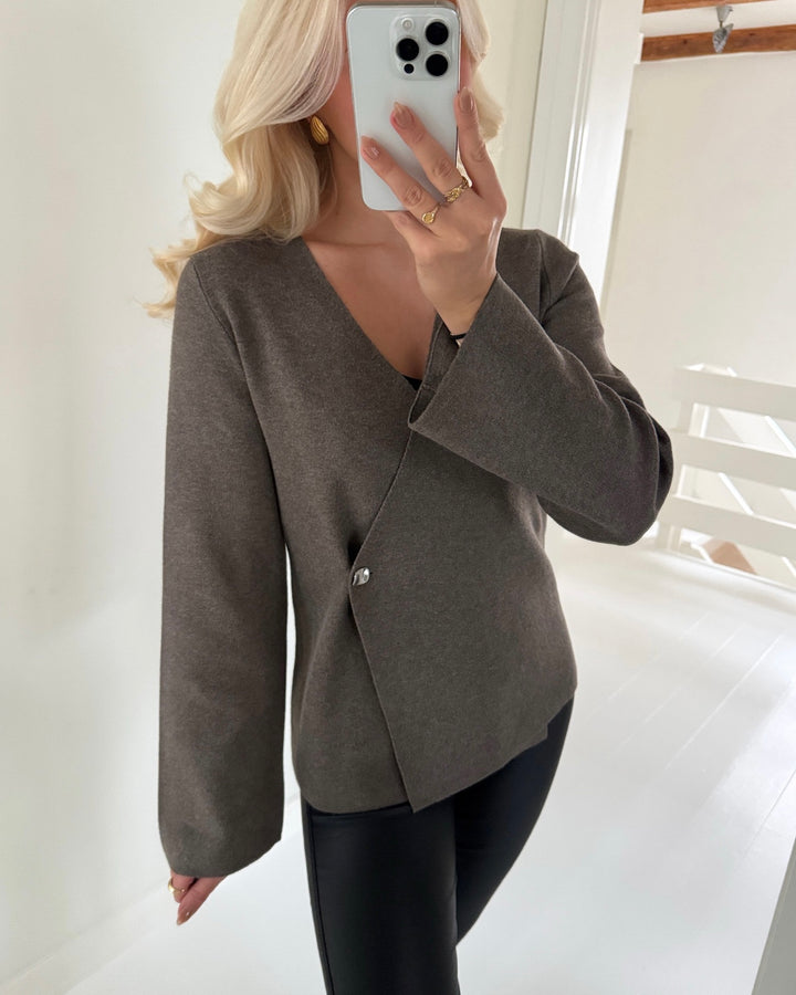 JDY cardigan prime life ls v-neck falcon