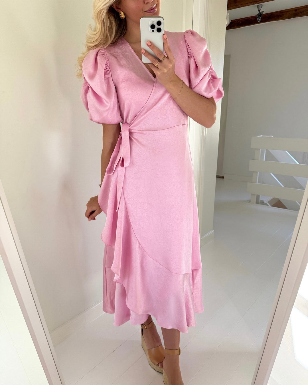 A-View kjole sinda bubble pink