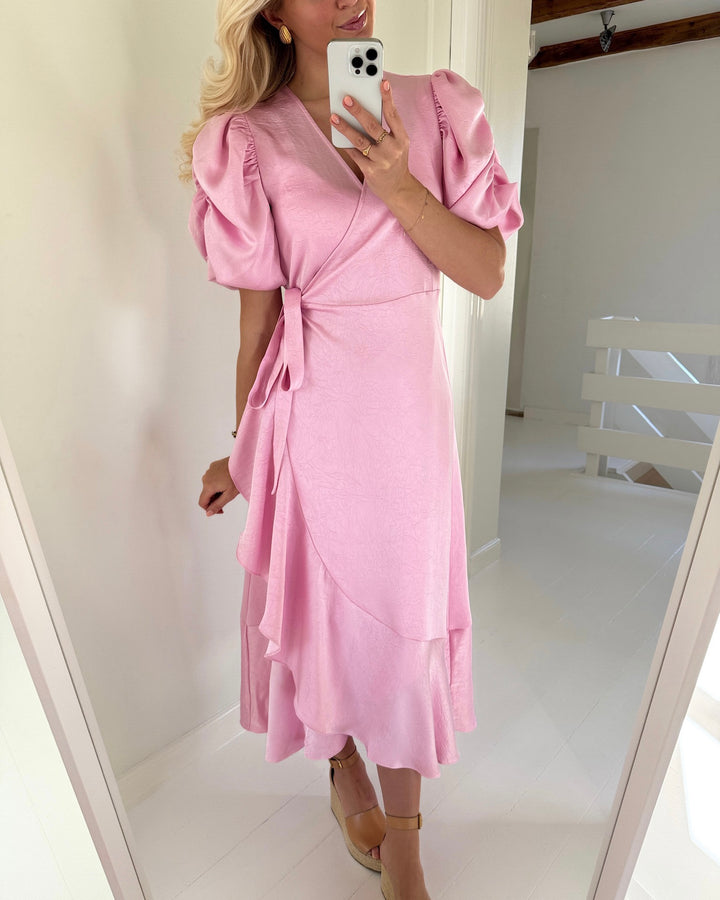 A-View kjole sinda bubble pink
