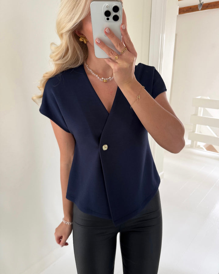 JDY top tami ss black iris