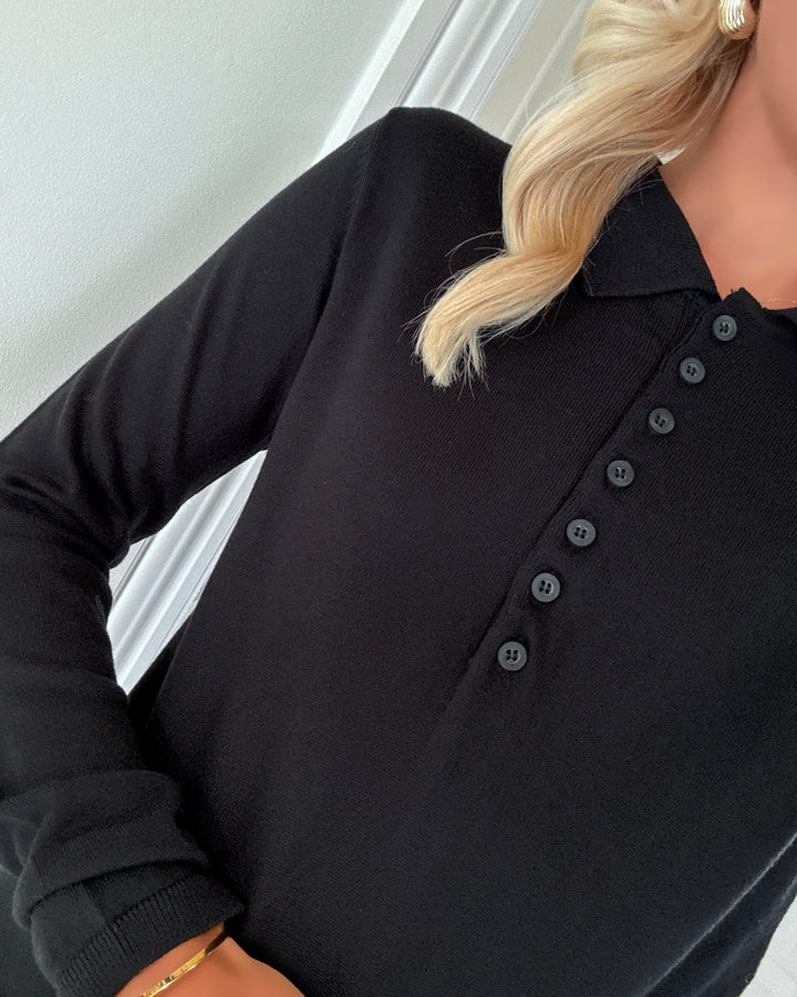 Only polo cathrine ls neck black