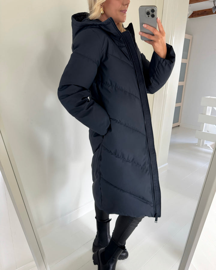 JDY jakke ulrikka life water rep puffa otw noos dark sapphire