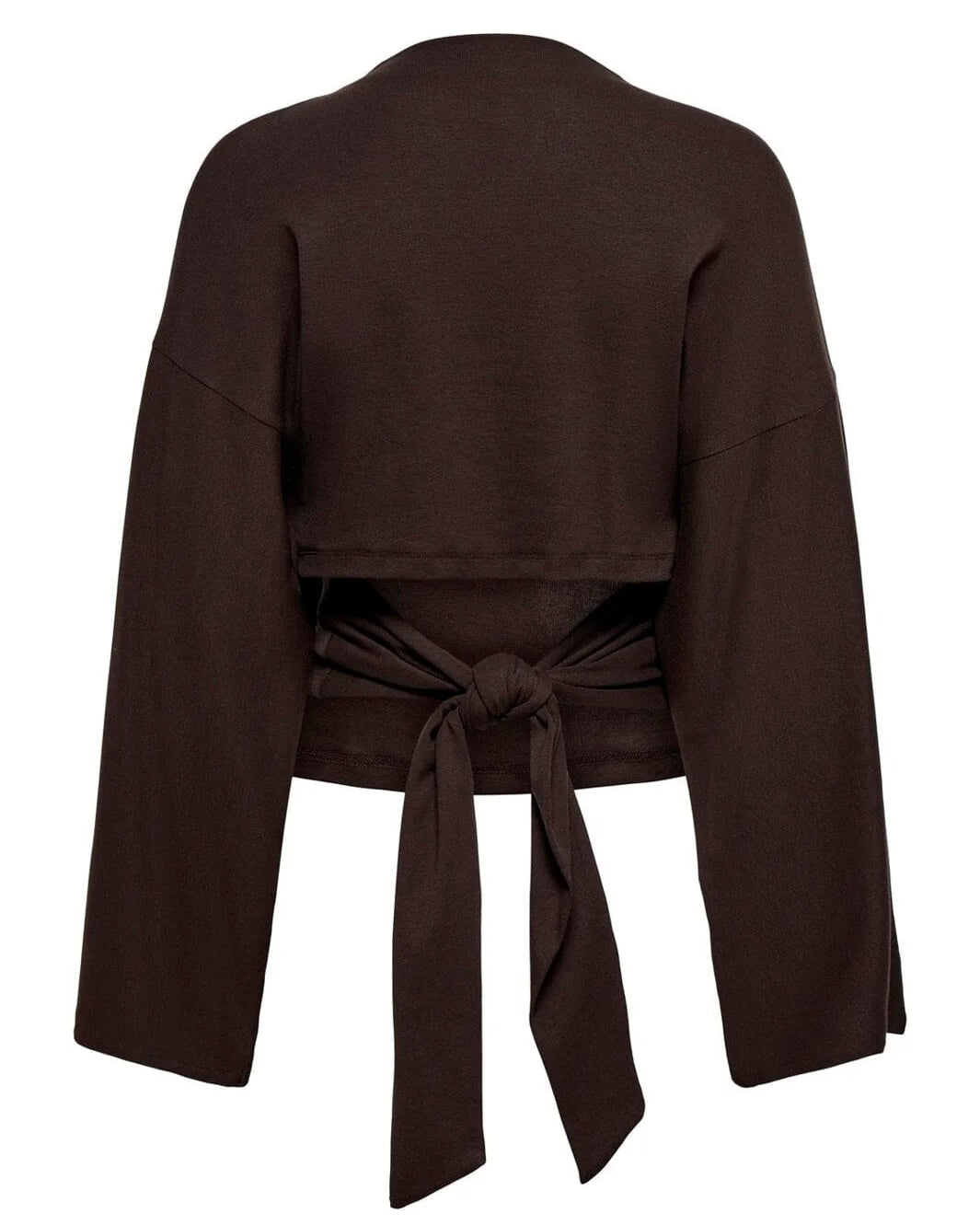 Only bluse estrid ls tie coffee bean