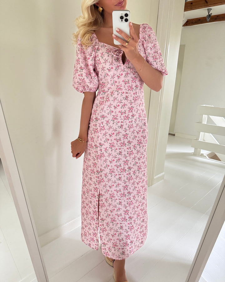 Vero Moda kjole josie 2/4 ankle pink a boo/pink molly