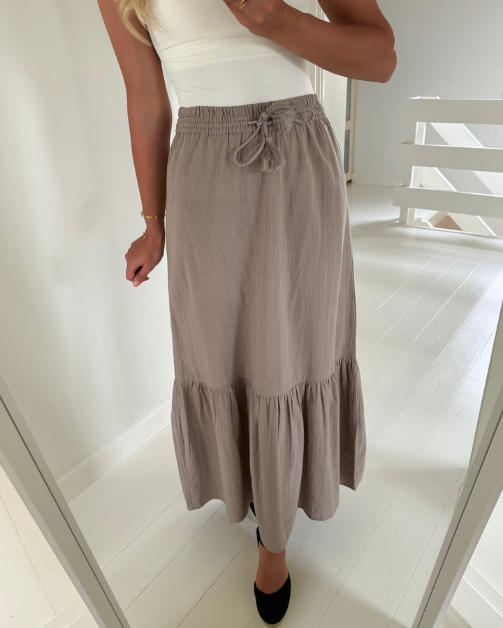 Vero Moda nederdel pretty hw maxi moon rock