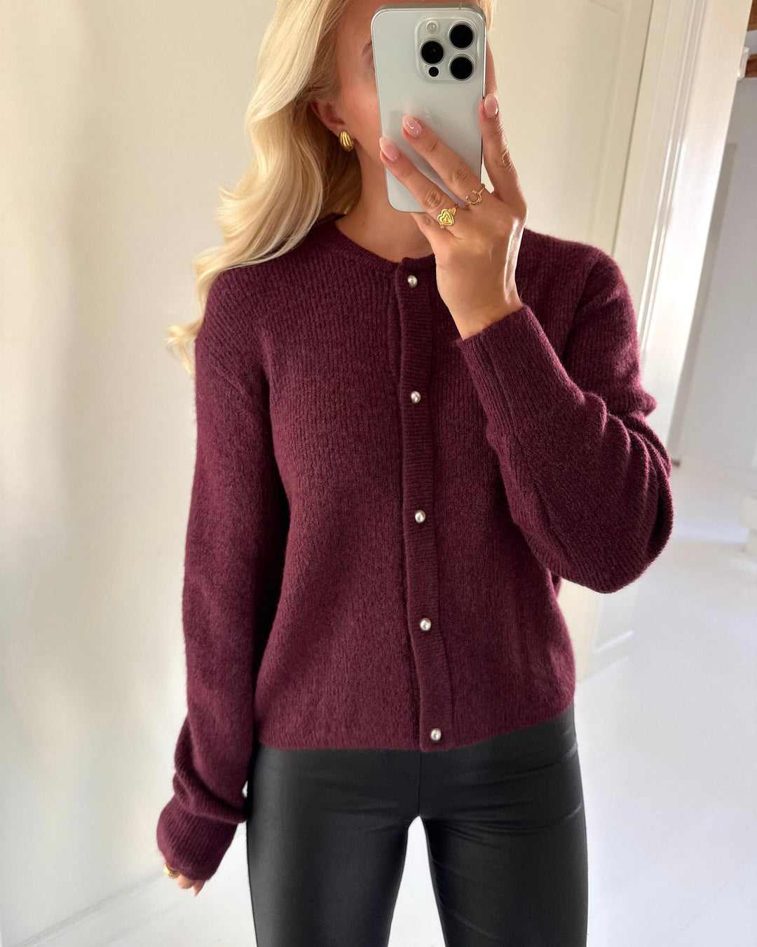 JDY cardigan lumi ls button fig/melange
