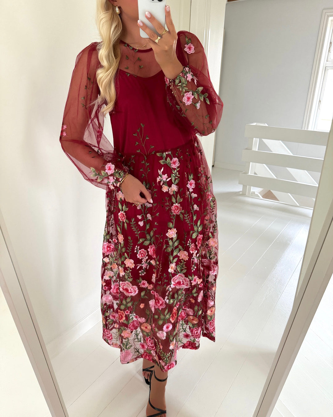 A-view kjole fuschia bordeaux/rose