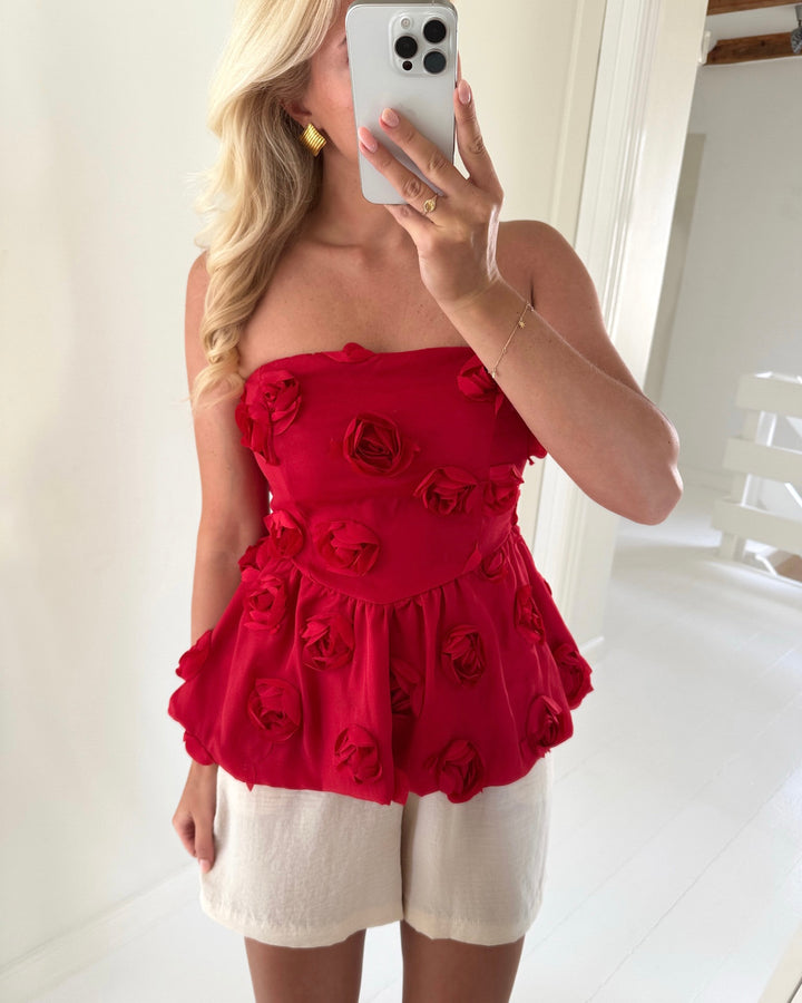 Y.A.S top stila bustier jester red