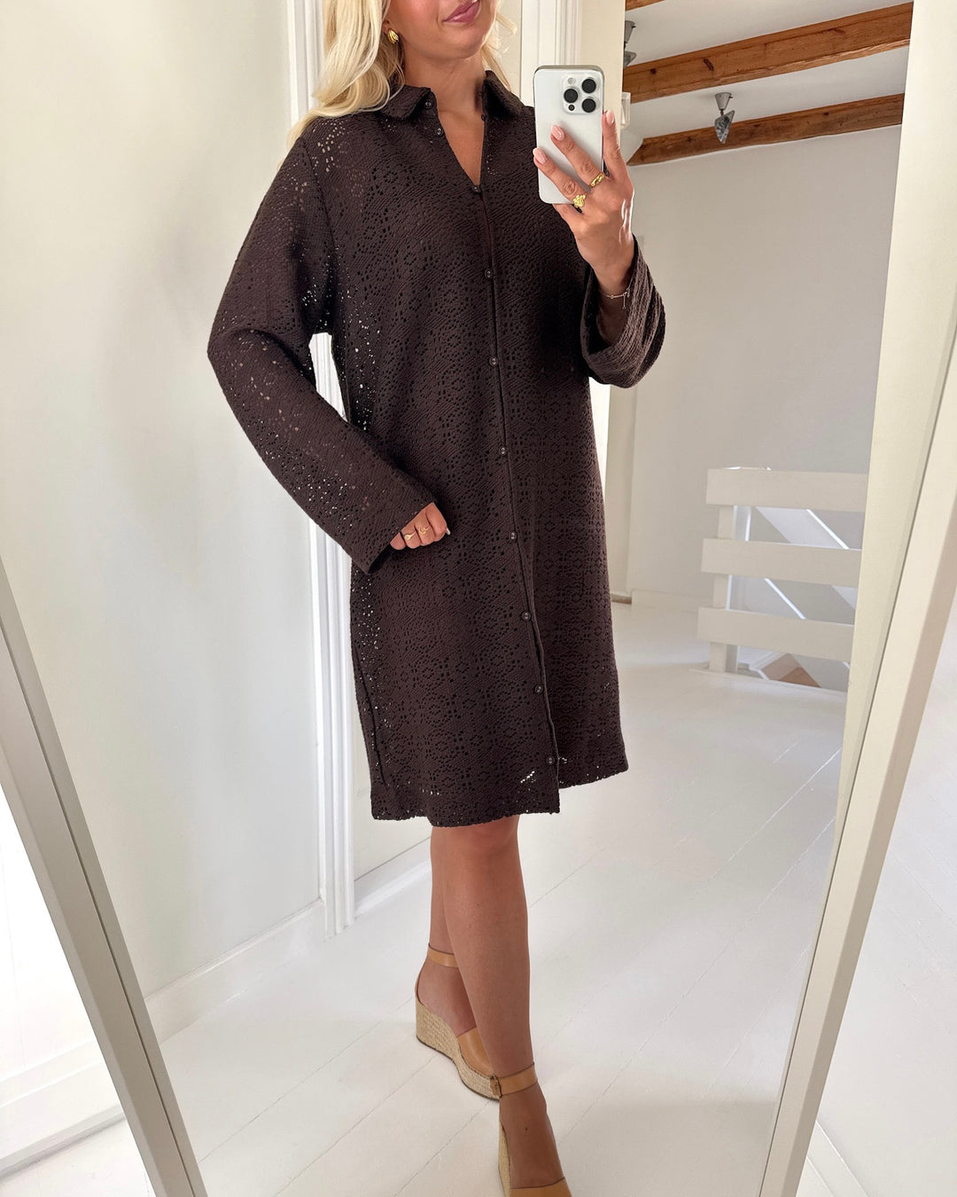 Sister's Point kjoler elsia-tunic d. chocolate