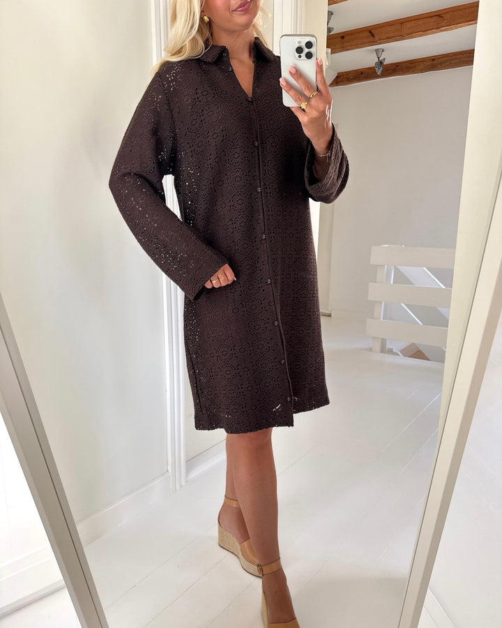 Sister's Point kjoler elsia-tunic d. chocolate