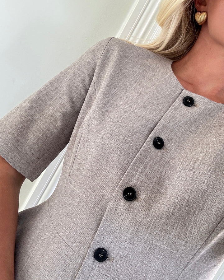 Only blazer linda ss peplum fungi/melange