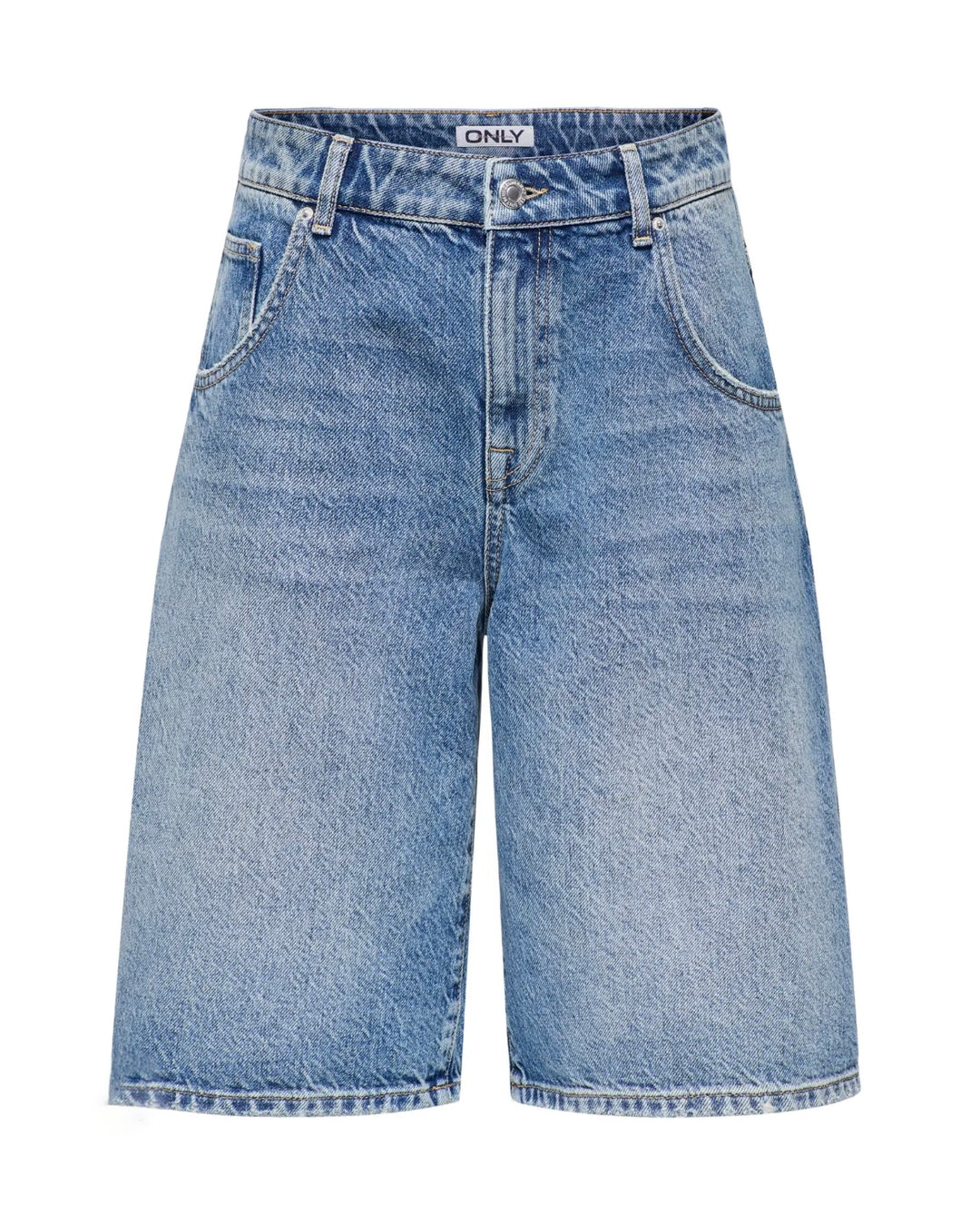 Only shorts mate reg baggy long medium blue denim
