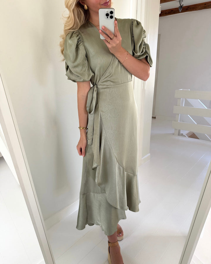 A-View kjole sinda dusty green