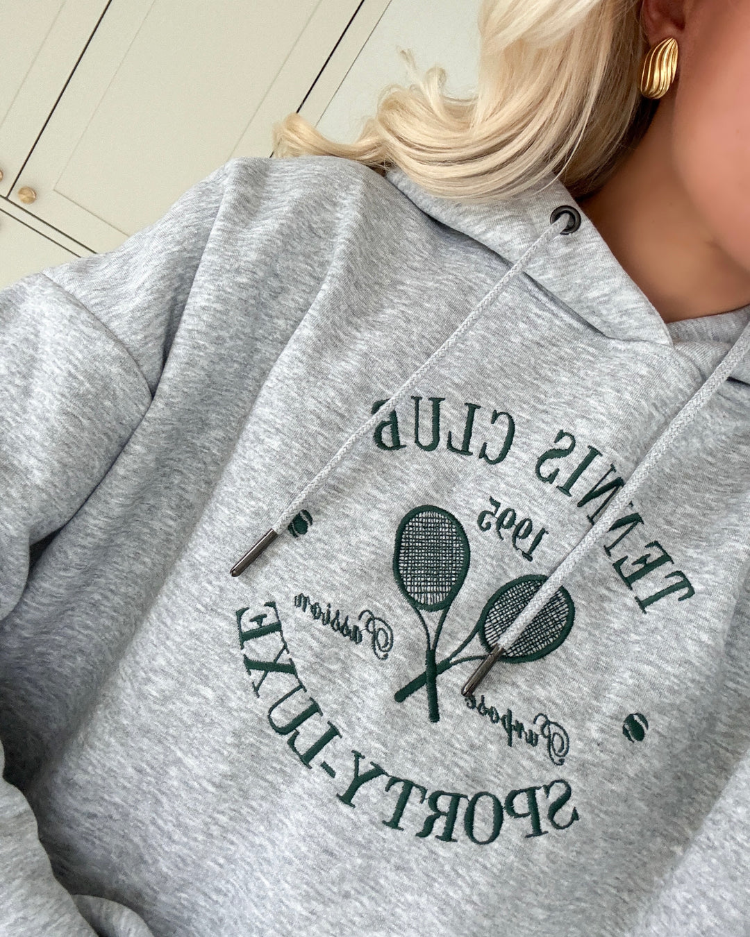 Sister’s Point hoodie hike light grey melange