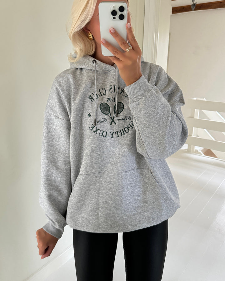 Sister’s Point hoodie hike light grey melange