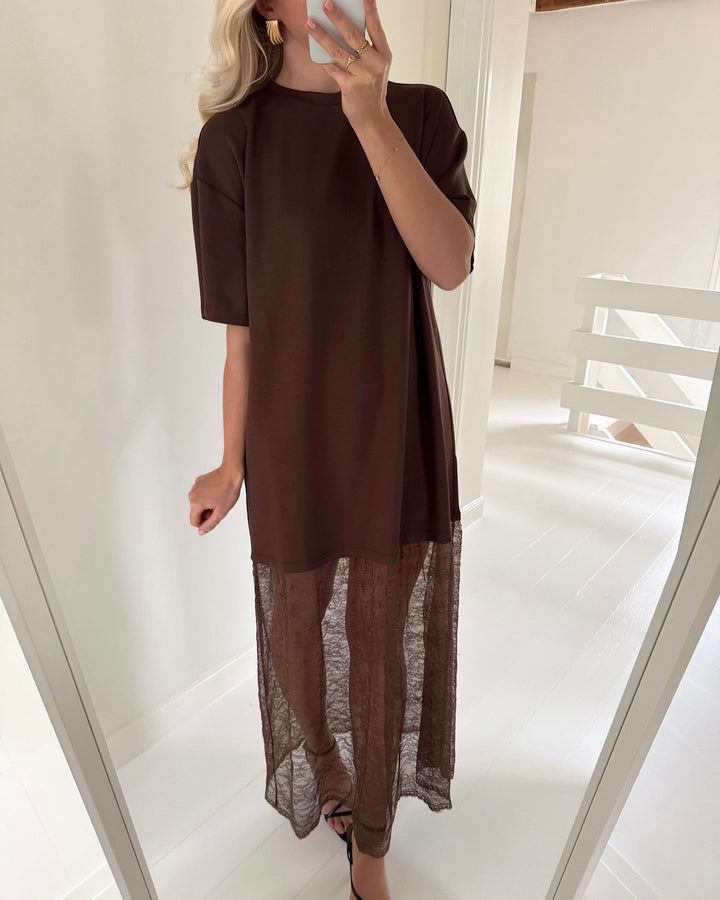 Love&Divine kjole love1447 brown