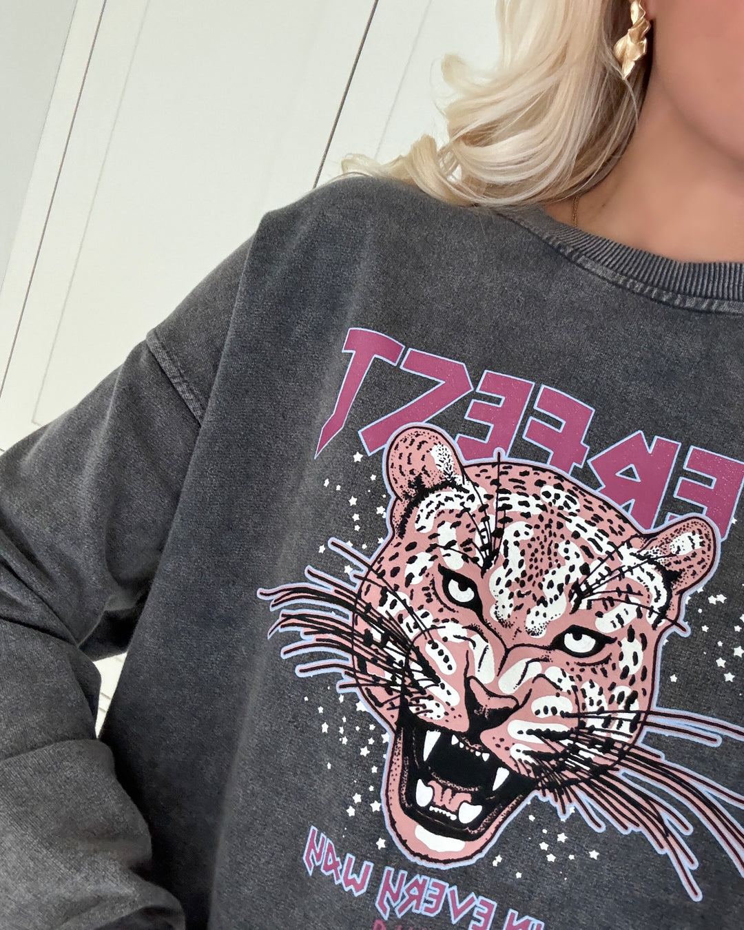 Sister’s Point trøje pama dark grey/pink comb