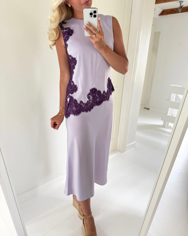 Y.A.S nederdel pella hw midi orchid petal