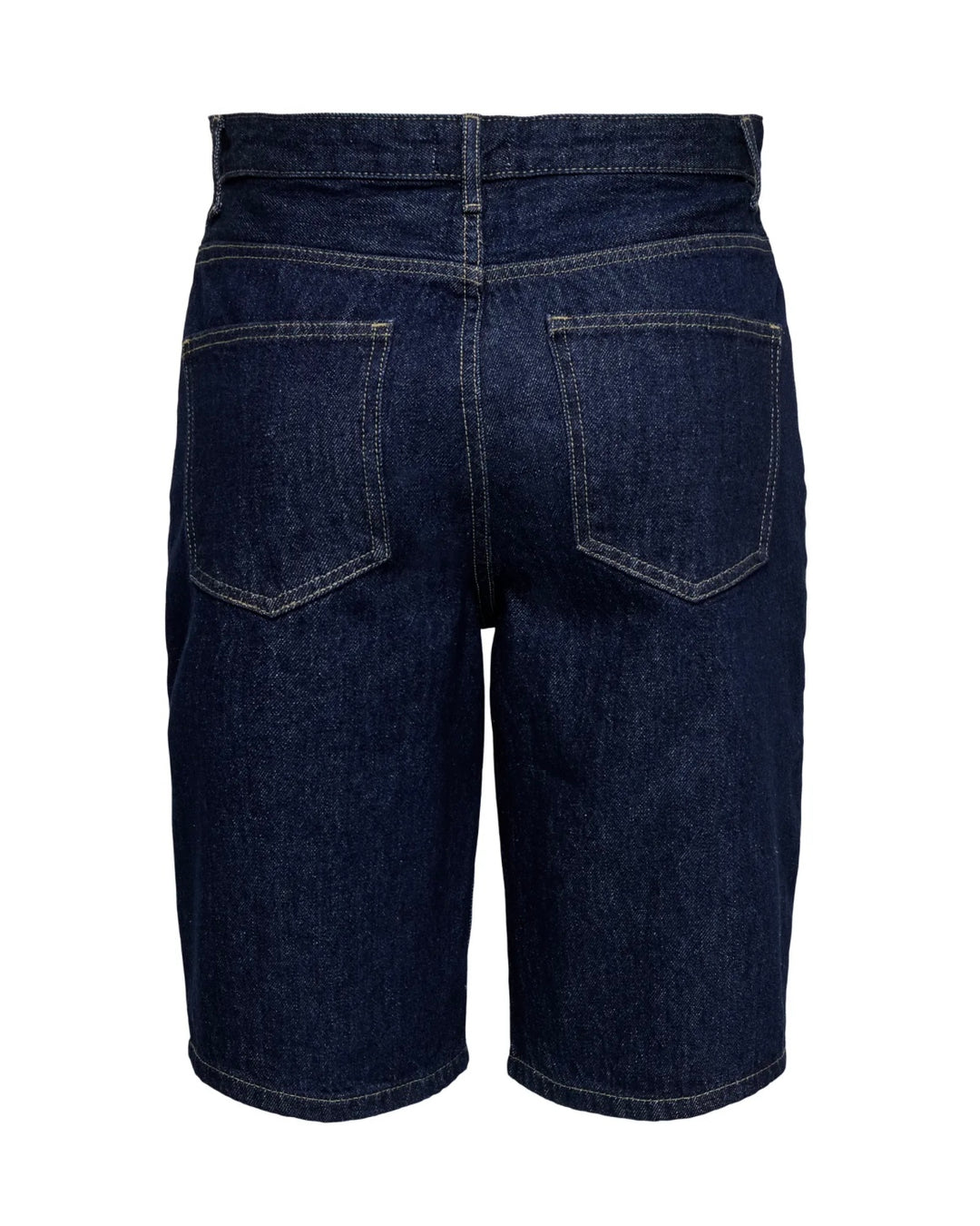 Only shorts sonny hw wide denim dark blue denim rinse