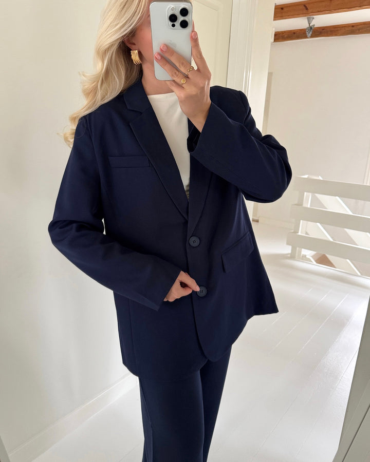 Pieces blazer kamil ls loose maritime blue