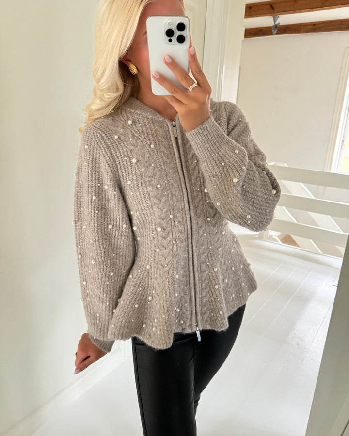 Y.A.S cardigan pemina ls knit fungi