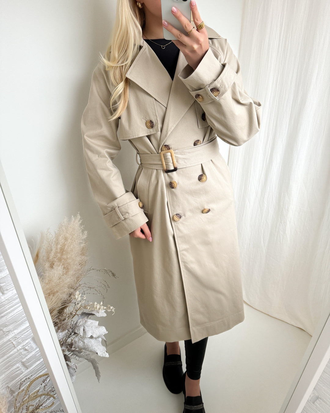 Y.A.S trenchcoat teronimo doeskin