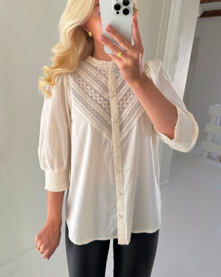 Love&Divine skjorte love805-2 cream