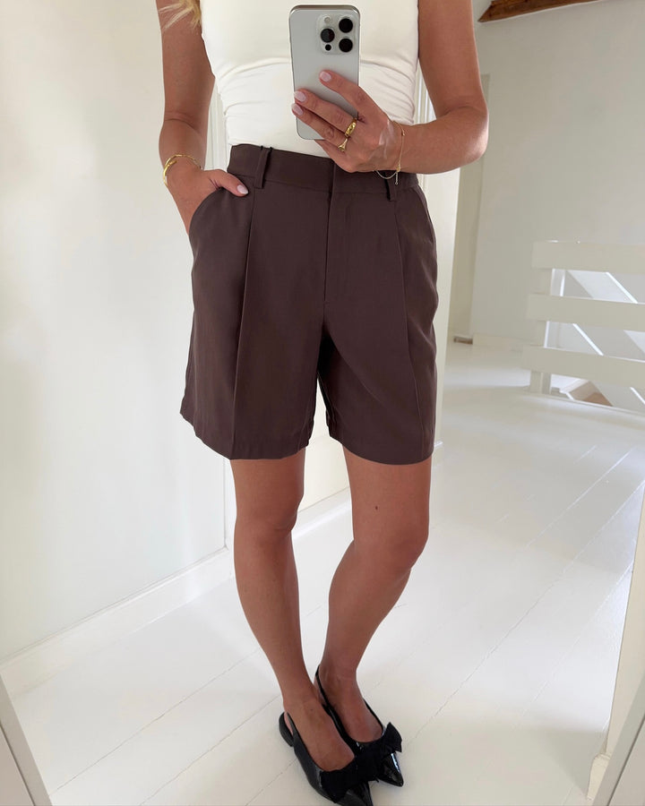 JDY shorts cille life hw chocolate brown - FORUDBESTILLING LEV. UGE 24