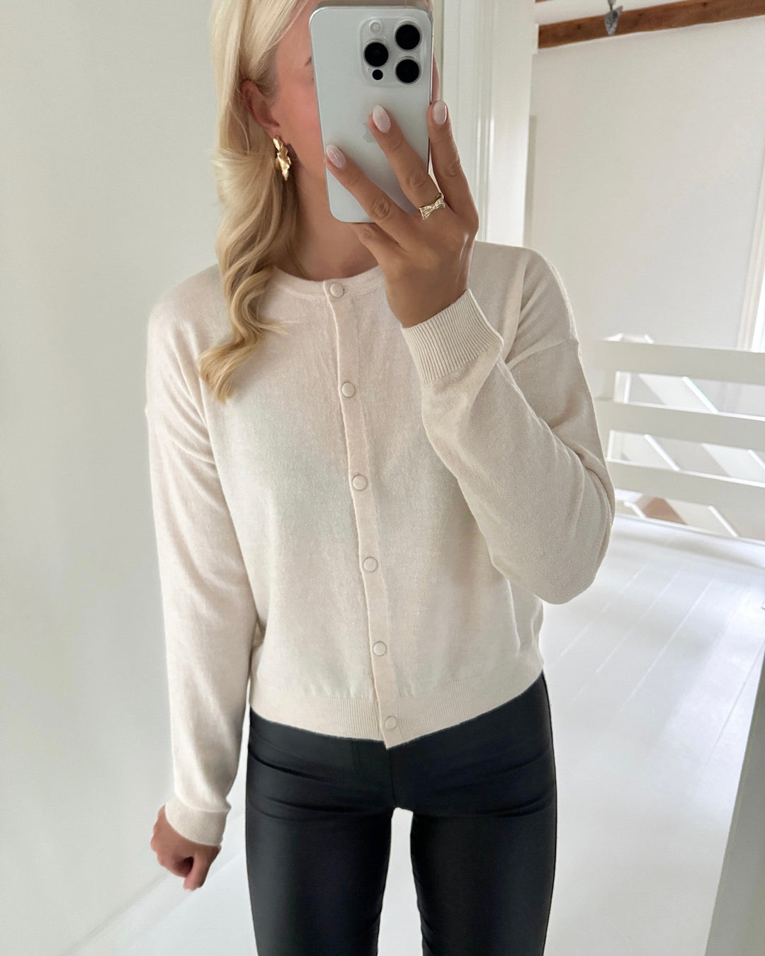 Vero Moda cardigan marina ls o-neck birch/melange