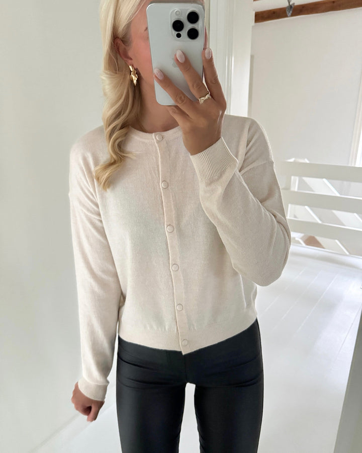 Vero Moda cardigan marina ls o-neck birch/melange