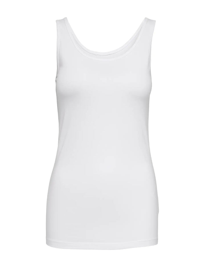 JDY top ava sl tank white