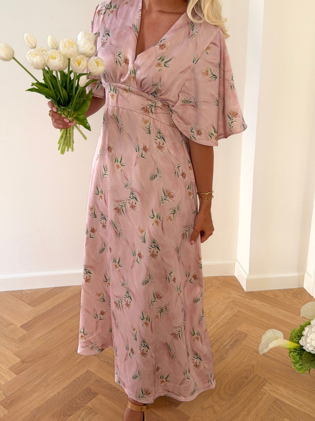 Sister's Point kjole limited edition gisela-dr41 rosa flower