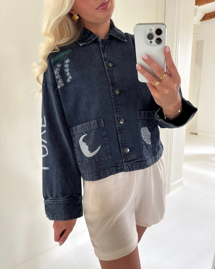 Love&Divine jakke love1612-1 navy wash